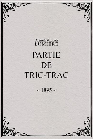 Partie de tric-trac