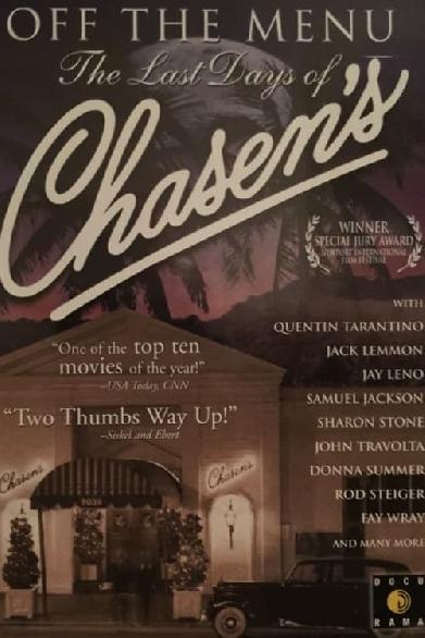 Off the Menu: The Last Days of Chasen's