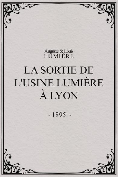 Arbeiter verlassen die Lumière-Werke