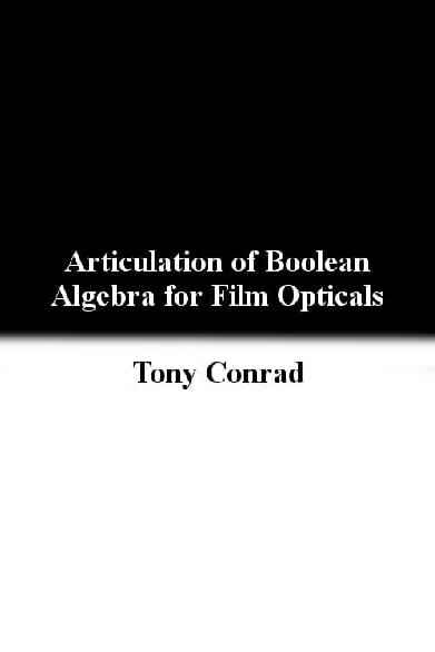 Articulation of Boolean Algebra for Film Opticals