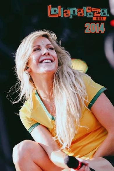 Ellie Goulding live beim Lollapalooza Brasilien 2014