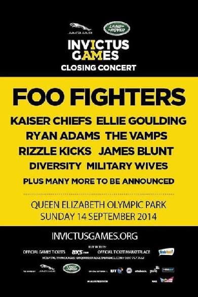 Foo Fighters - Invictus Games Closing Ceremony