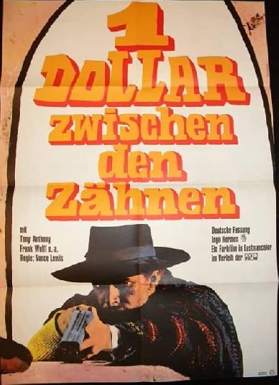 Ein Dollar zwischen den Zähnen